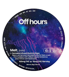 Off Hours - Melt (Calm) Rope Gummy - 100MG