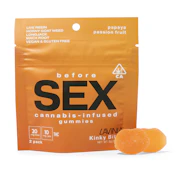 Lavinia Edibles Gummy 20mg Before SEX Papaya Passionfruit 2pc