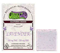 Green Line - Bath Bomb - Lavender - 250 THC 250 CBD - 500 mg