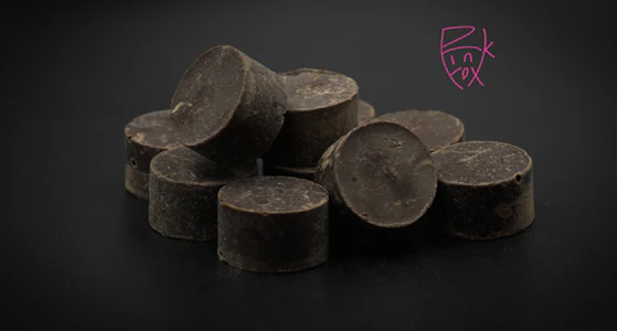 Pink Fox - THC - 15mg Fudge - Dark Chocolate Strawberry - 150mg Total - Edibles