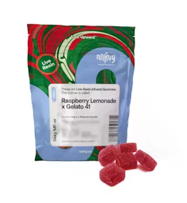 MFNY | Edible | Live Resin Gummies - Raspberry Lemonade X Gelato 41 | 10pk | 10mg