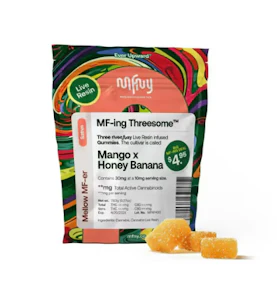 MFNY | Edibles | Live Resin Gummies | Mango x honey banana | 3Pk