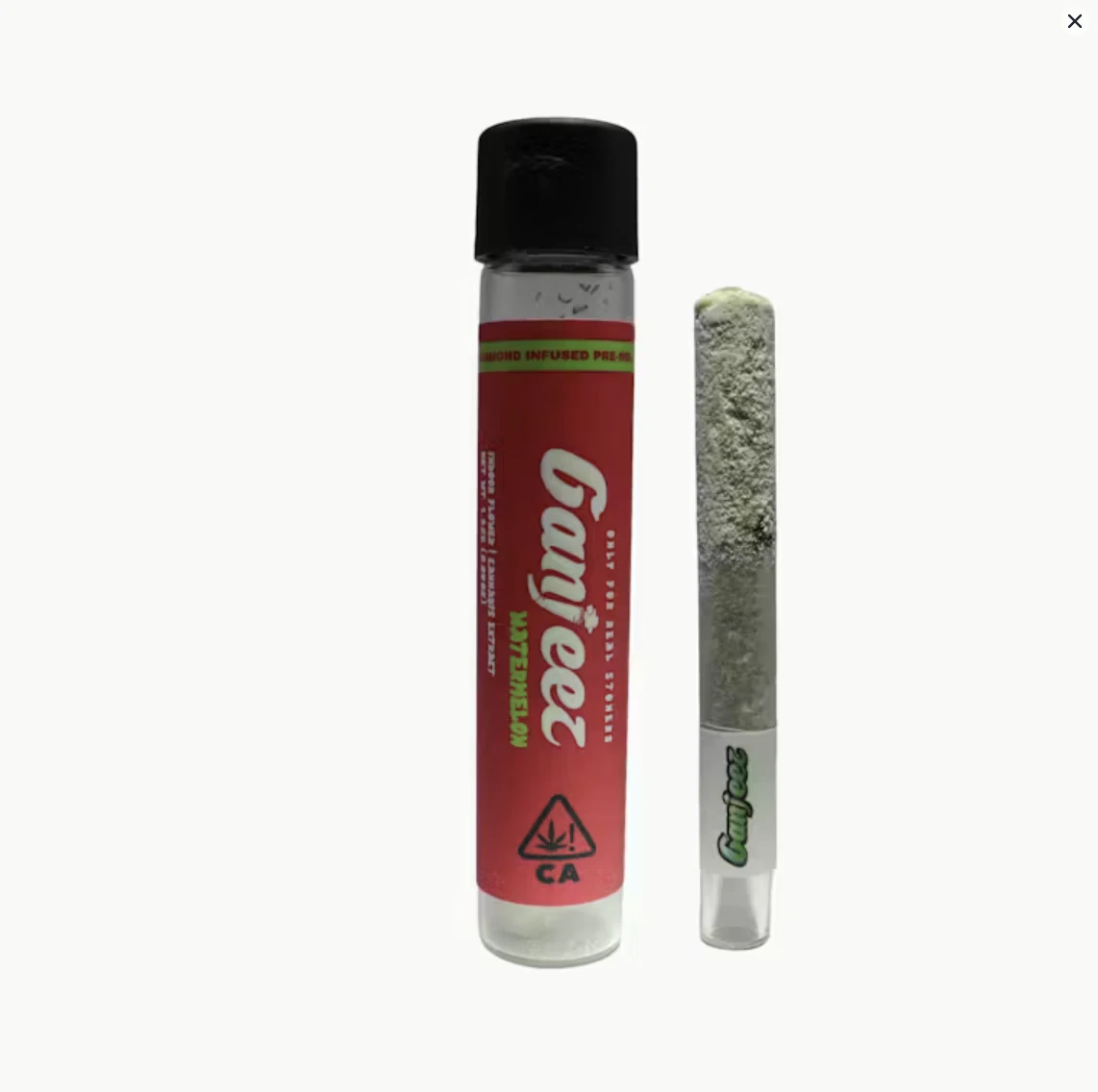 Ganjeez - Ganjeez - Infused Pre Roll -Watermelon (H) 1.35g Main Image