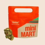 Golden Papaya -Sativa- 24.76%THC | 3.5g (Flower) Mini Mart  -dd1 middle