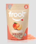 Froot 10PK 1:1 CBD Peach Gummies 100mg