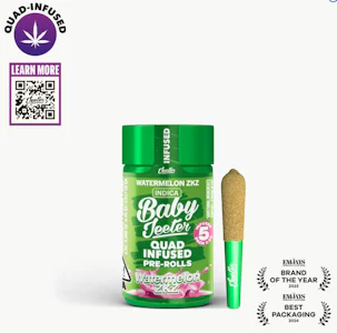 Jeeter - JEETER 5PK Watermelon ZKZ Quad Infused Baby Jeeter Pack