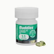 THC Softgels - 10:10 CBD:THC Softgel (Buddies)