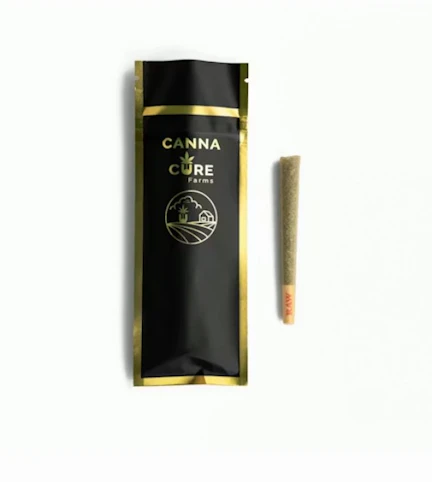 Canna Cure Farms LLC - Purple Punch -Indica- 23.75% THC | 1g (Pre-Roll) | Canna Cure    -x3 front