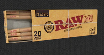RAW | Classic | 1¼ Cones with Funnel | 20ct