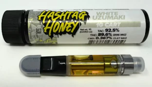 Hashtag Honey - White Uzumaki - 1g 510 Cartridge
