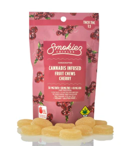 Smokiez | Sweet Cherry Fruit Chews |10pk/100mg 2:1 THC:THCV