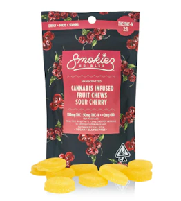 Smokiez | Sour Cherry Fruit Chews | 10pk/100mg 2:1 THC:THCV