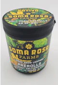 Soma Rosa Preroll 0.5g Sativa Lemon Snow Leopard 28pk