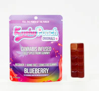 Kushy Punch Originals Gummy Recover Blueberry CBD 2:1