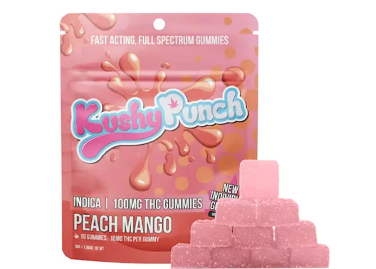 10pk Gummies Peach Mango