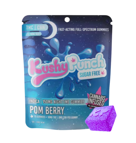 10pk Sugar Free Gummies Pom Berry CBN 2:1