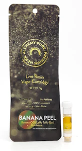 Alchemy Pure - Banana Peel - 0.5G Live Rosin 510 Vape