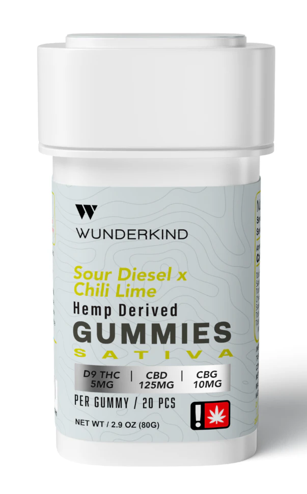 Wunderkind - Wunderkind - 5mg Sour Diesel x Chili Lime - Sativa 20ct Main Image