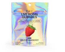 WILD STRAWBERRY LIVE ROSIN GUMMIES - PAX - 100mg
