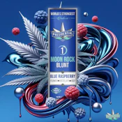 Blue Raspberry - 1.5g Moon Rock Blunt (Presidential)