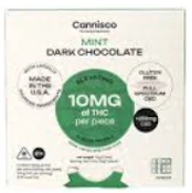 Cannisco Chocolate Bar 10mg THC 250mg CBD - Banana Milk Chocolate