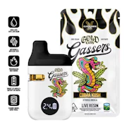 Claybourne Gold Cuts Live Resin Gassers AIO 1g Cobra Kush