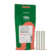MFNY- White Fire OG x White Fire OG live resin- 0.75g x 4pk Infused Prerolls