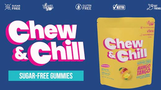 Chew & Chill | Edibles | mango tango | 10pc x 100MG