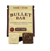 BULLET BAR ANYTIME WHITE CHOCOLATE COOKIES & CREAM - DARK STAR - 100mg