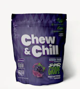 Chew & Chill | Sour Grape | Live Resin Vegan Gummies