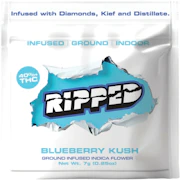 Ripped - Blueberry Kush - 7g Infused Ground Flower
