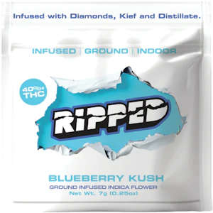 Ripped - Ripped - Blueberry Kush - 7g Infused Ground Flower