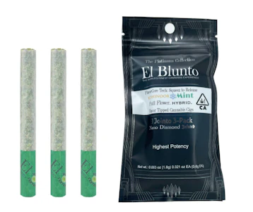 El Blunto - Kohinoor Mint - 3pk Nano Diamond Infused Joints (El Blunto)