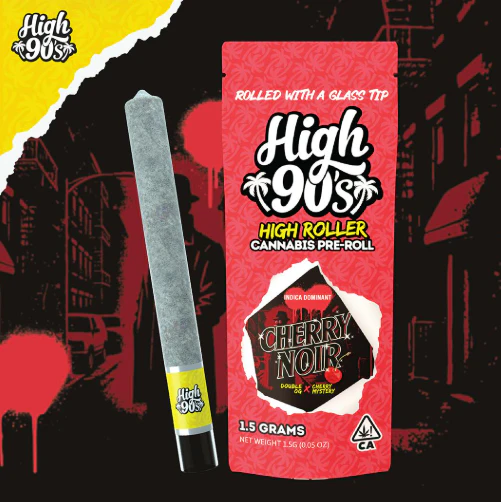 HIGH 90s - H90 - Cherry Noir 1.5g High Roller Pre-Roll Main Image