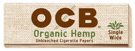 Organic Hemp Single Wide Unbleached Rolling Papers