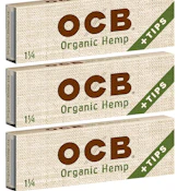 Organic Hemp 1 1/4 Papers + Tips