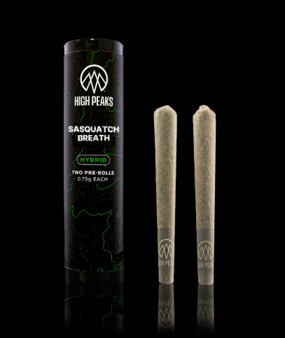High Peaks | Preroll | Sasquatch | 2-pack | 0.75g