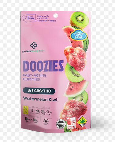 Doozies | Edible | Watermelon Kiwi 3:1 CBG:THC | 10mg
