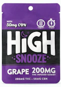 High Snooze Grape Gummy 200mg