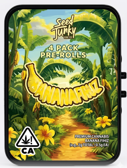 Banana Fruzz - Prerolls - 4pk - 4g