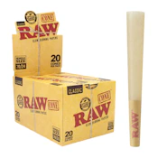 Raw Classic Pre-Rolled Cones- 1 1/4 20 pack