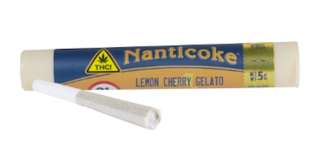 Nanticoke | Pre-roll | Lemon Cherry Gelato | 0.5g