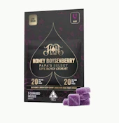 Heavy Hitters: 100mg THC / 100mg CBN Live Rosin Gummy Pack: Sleep: Honey Boysenberry [I]