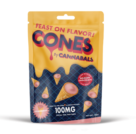 Cannabals | Edible | Strawberry Banana | 1-piece | 100mg