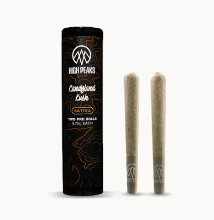 High Peaks | Preroll | Candyland Kush | 2-pack | 0.75g