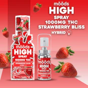 Moods 1000mg Strawberry Bliss Sublingual Spray