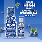 Moods 1000mg Blueberry Kush Sublingual Spray