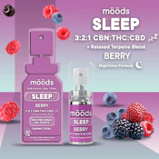 Moods 3:2:1 CBN Sleep Berry Sublingual Spray