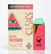 Watermelon Haze - 1g Live Rosin Disposable (Clsics)