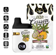 Claybourne Gold Cuts Live Resin Gassers AIO 1g Paradise Pomelo